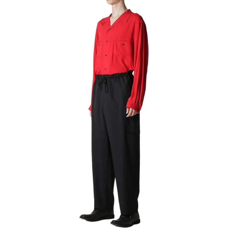 Yohji Yamamoto Y's For Men FW24 Casual Pants Men's Black-2