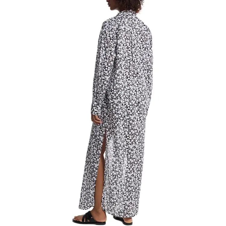 MICHAEL KORS Floral Print Cotton Lawn Shirtdress-1