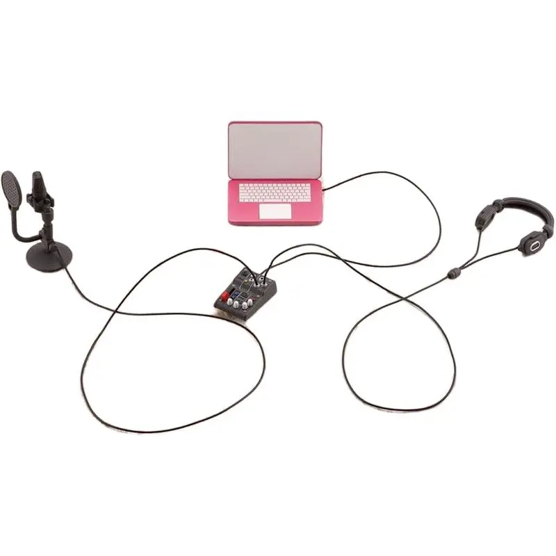 SHOUWU Sousai Shojo Teien, After School Club, Lizuka Karaoke Recording Clothing Sets 1/10 Model Accessories-1
