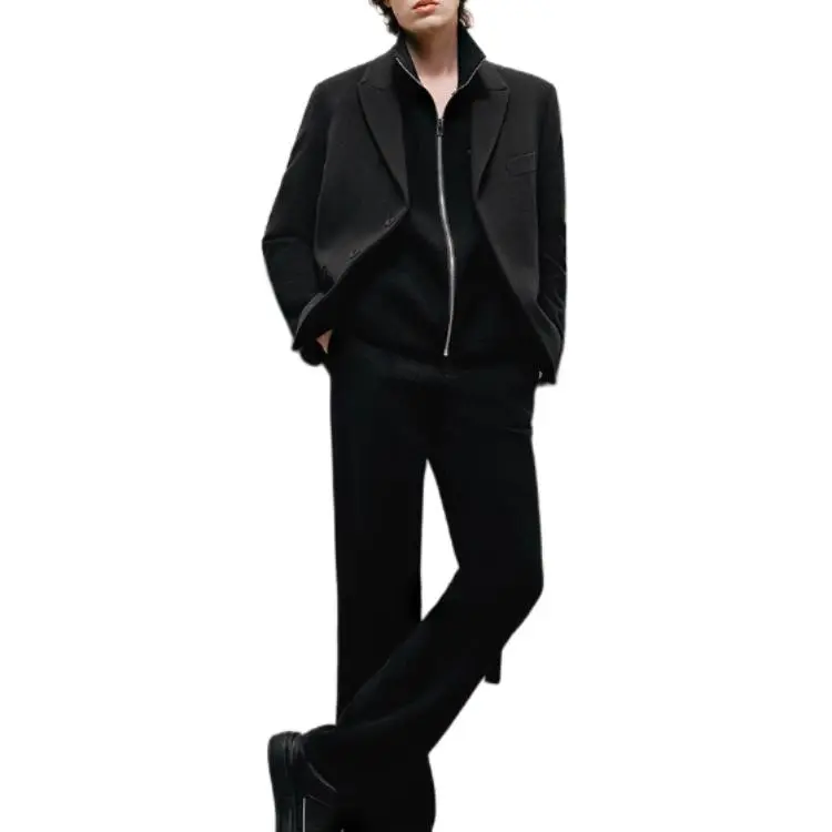 PEACEBIRD MEN x Juan Salazar Business Suit Men's Blue-4