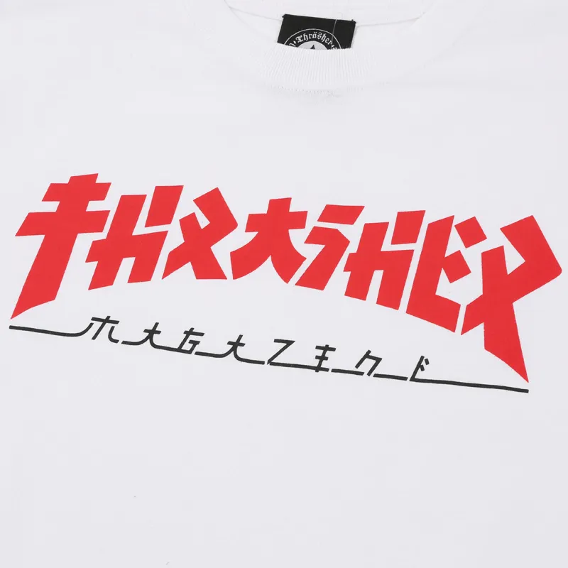 Thrasher T Shirts Unisex White-2