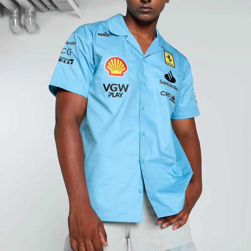 PUMA Shirts Men Blue-2