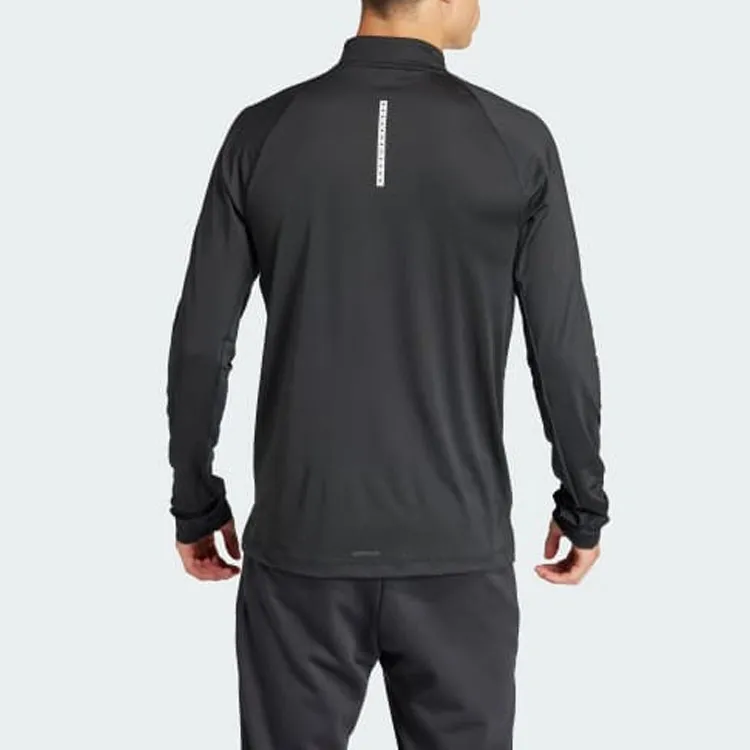 Adidas Gym Training 1/4 Zip Long Sleeve Tee-3