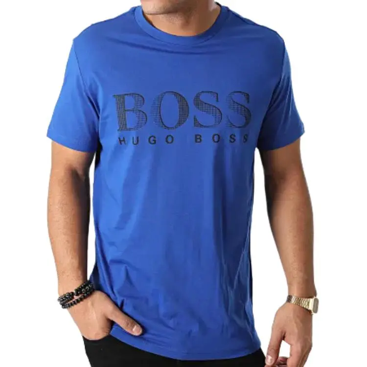 HUGO BOSS T Shirts Men Blue-3