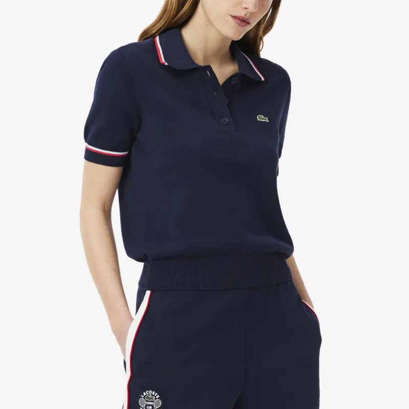 LACOSTE Polo Shirt Women's Marine Blue-1