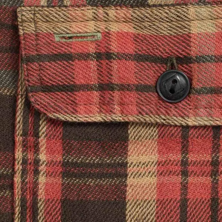 Double RL Plaid Shirt-4