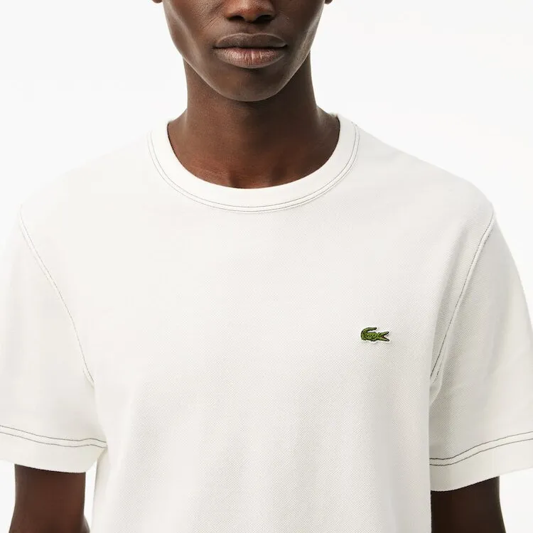 LACOSTE Logo patch T shirt-3