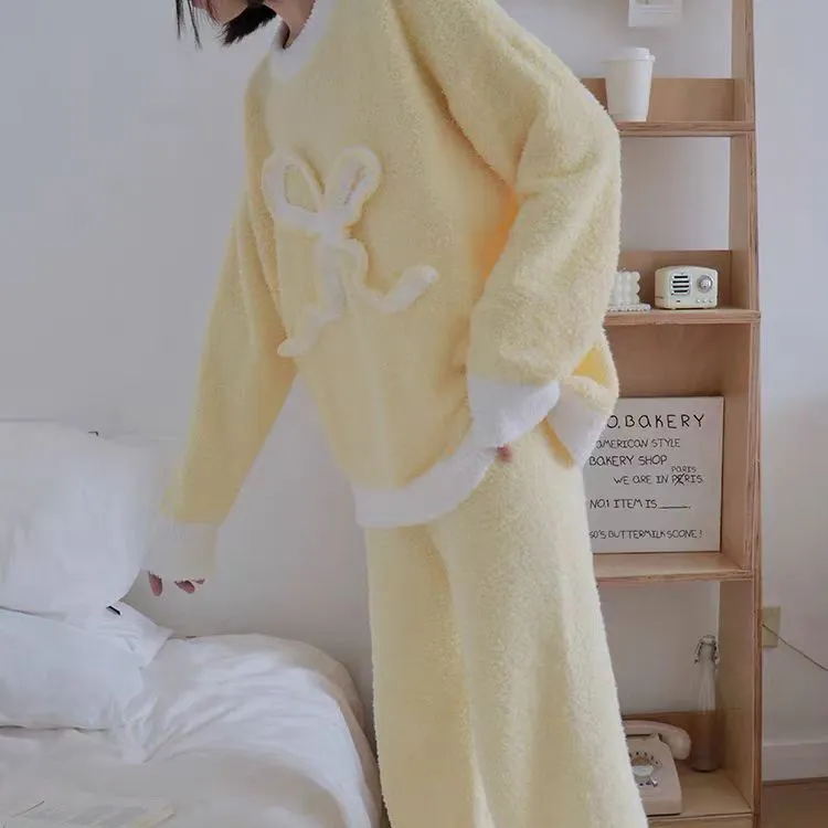 WANANNI Pajama Set Women's Custard-3