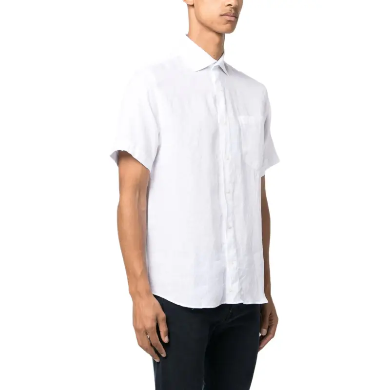 Paul & Shark Short sleeved Linen Shirt-2