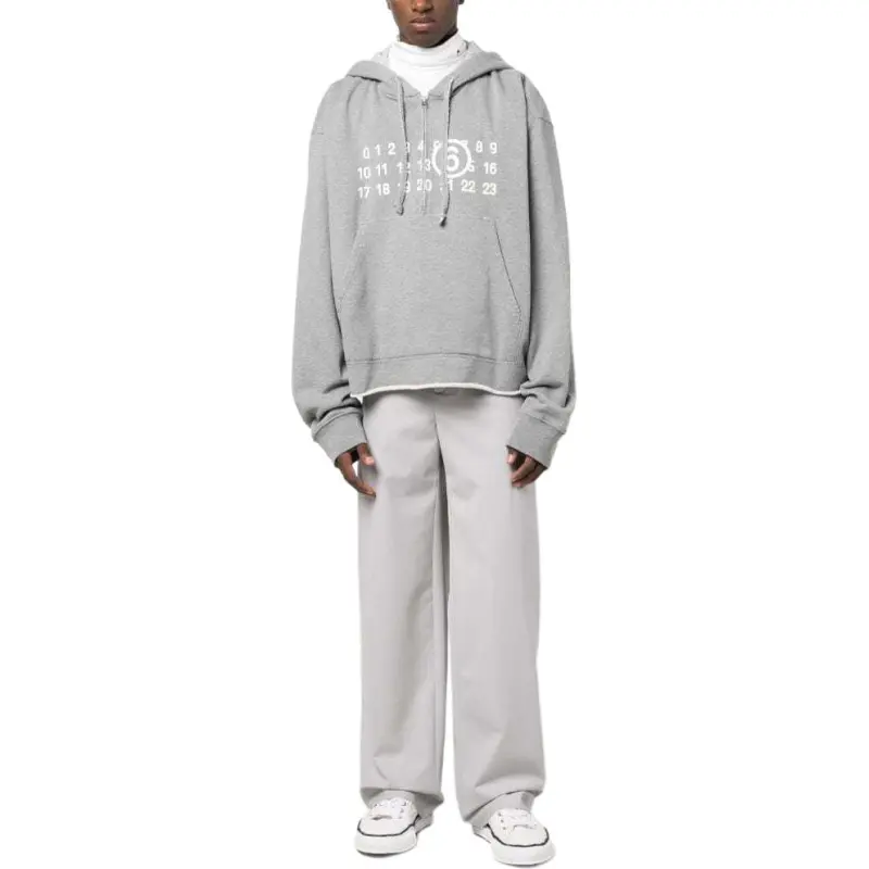 MM6 Maison Margiela Sweatshirt Men's Gray-2