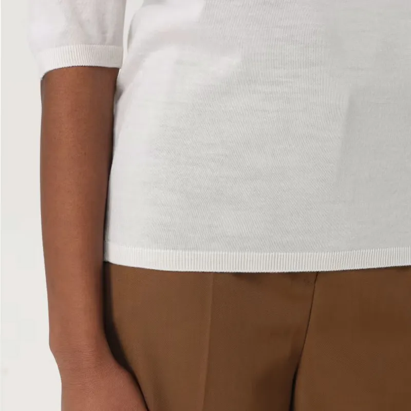 MaxMara High Neck Half Sleeved Jumper-5