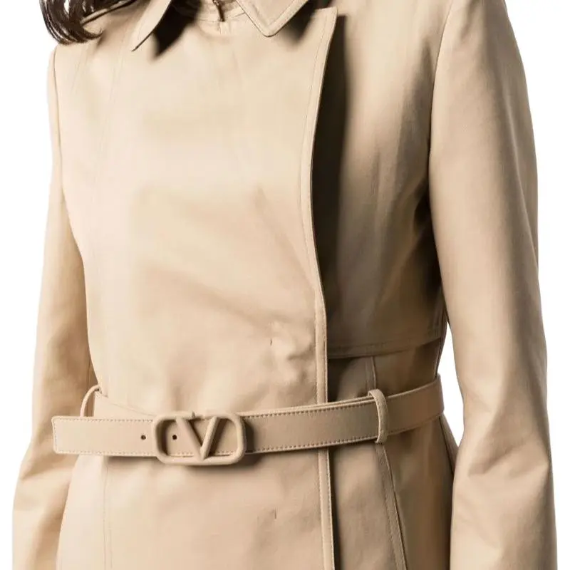 Valentino Trench Coat Women's Khaki-1