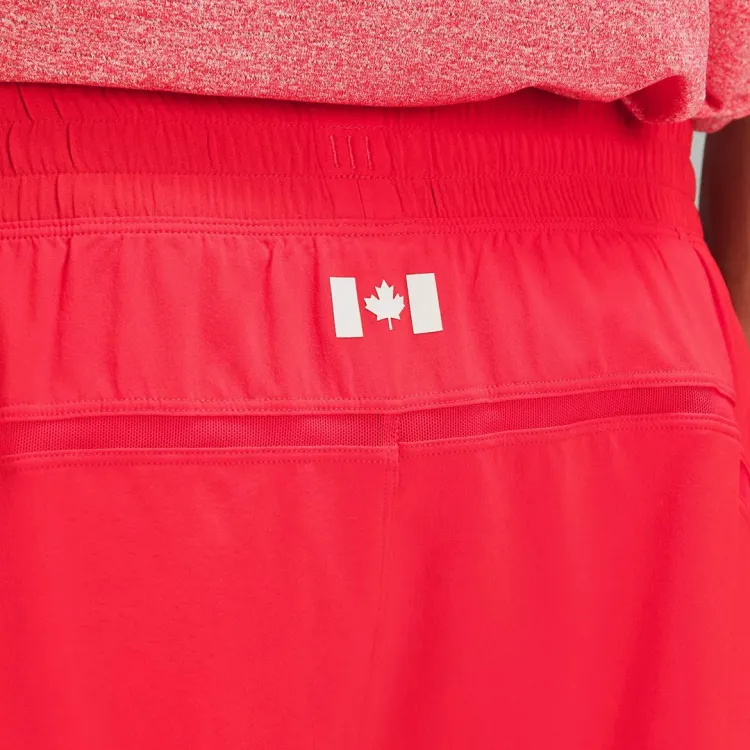 Lululemon Team Canada Collection Pace Breaker Lined Sports Shorts 5' Men's-6