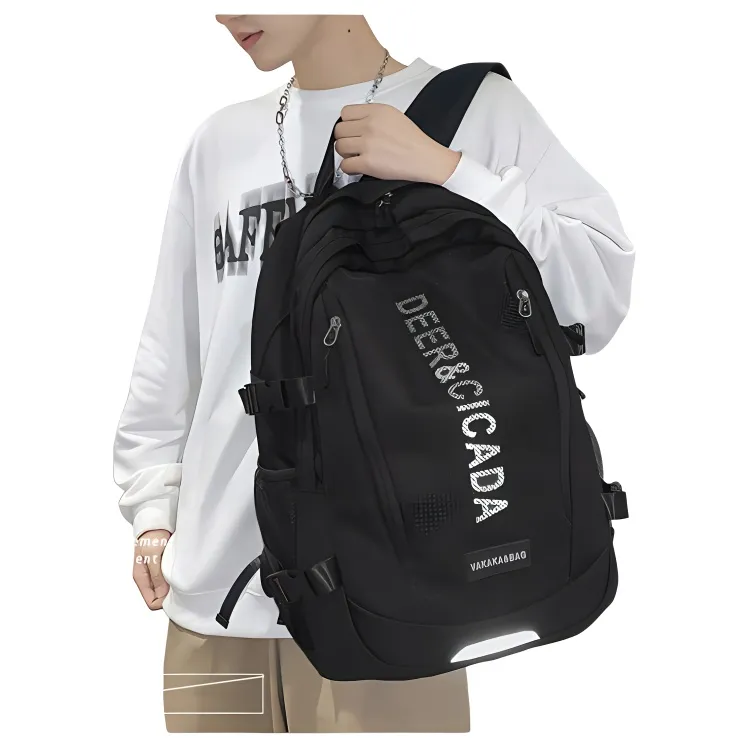 H YXIANG Oxford Backpack Unisex Multicolor-4
