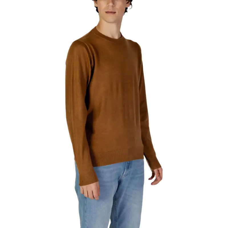 GAS Sweaters Men Brown-2