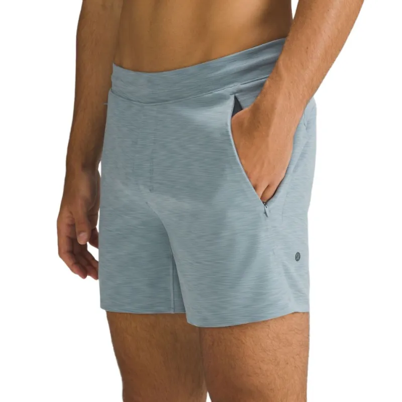 Lululemon Balancer Sports Shorts Men's Mixed Color Denim Blue-3