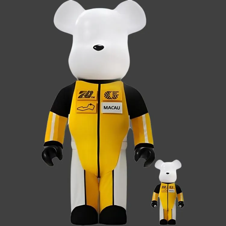 BE@RBRICK x MACAU GRAND PRIX 70th Macau Grand Prix Official Collaboration 100%400%-1