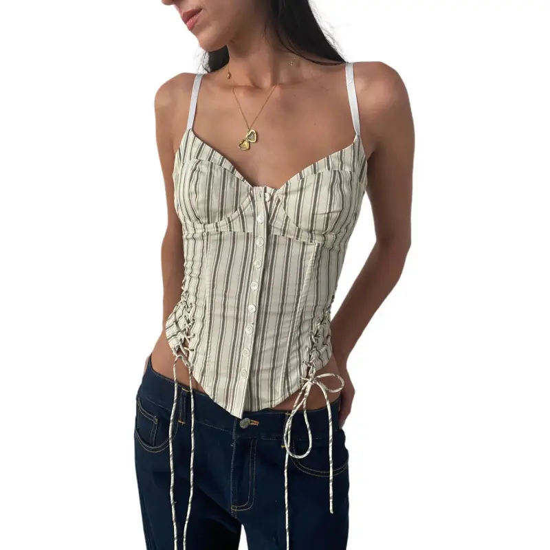 Miaou CHRISTINA CORSET Camisole Women's Ecru-1