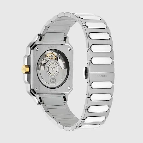 GUCCI Wrist Watch Automatic Mechanical Movement Stainless Steel Strap 36mm Silver Dial Unisex-4