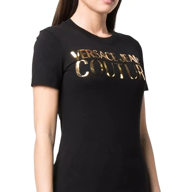 VERSACE JEANS COUTURE SS22 T Shirt Women's Black-3