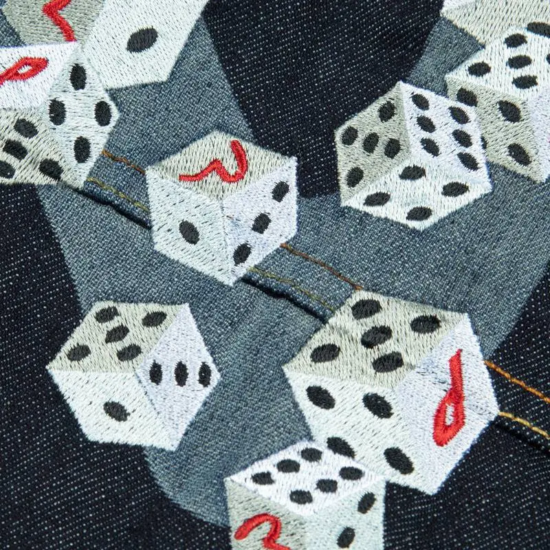 PALACE X Evisu Dice Denim Jacket-2