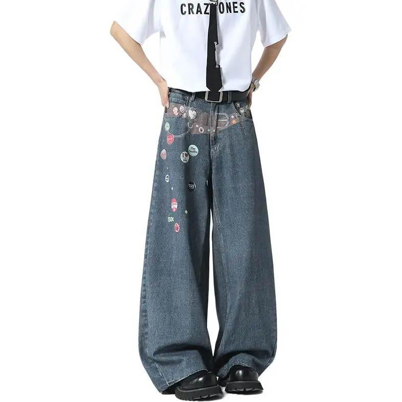 Concubine Zhu Jeans Unisex Blue-2