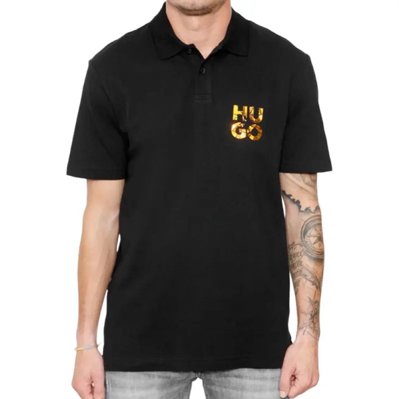 HUGO BOSS Logo print Polo Shirt-2