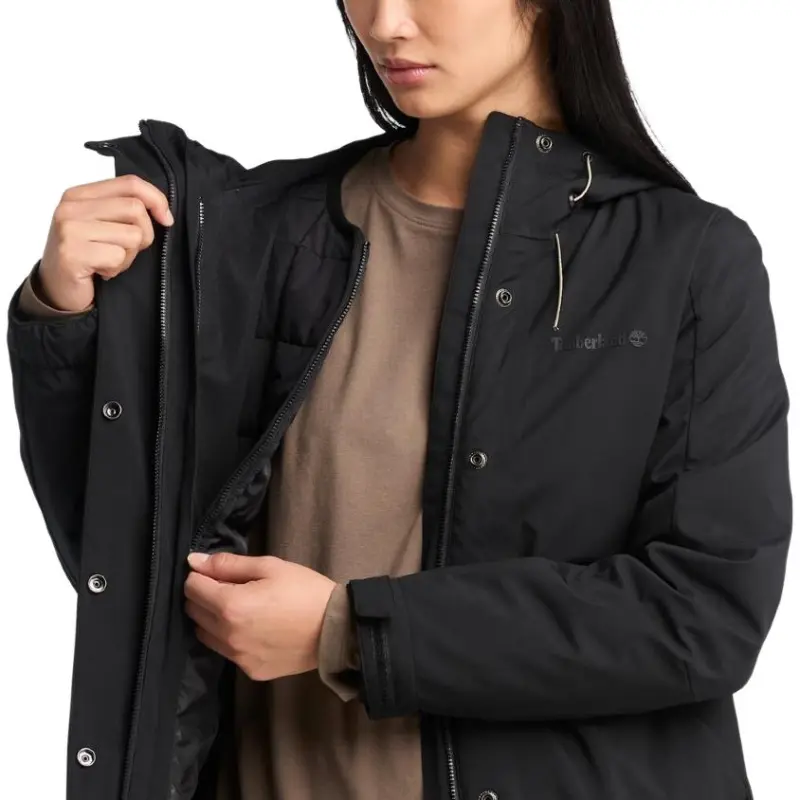 Timberland Waterproof And Breathable Warm Windbreaker Jacket Women's Black-4