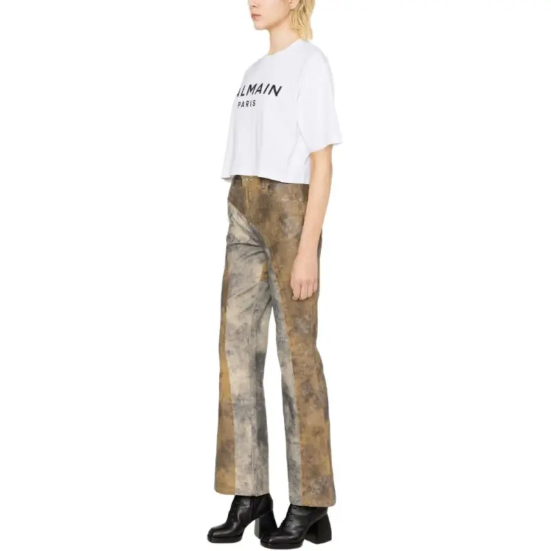 BALMAIN Logo print T shirt-6