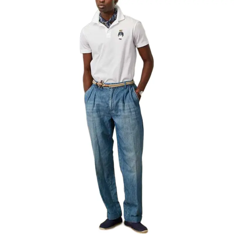 Ralph Lauren Purple Label SS22 Polo Shirt Men's White-1