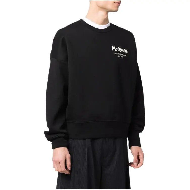 Alexander McQueen Grafitti Logo Printed Sweatshirt-3