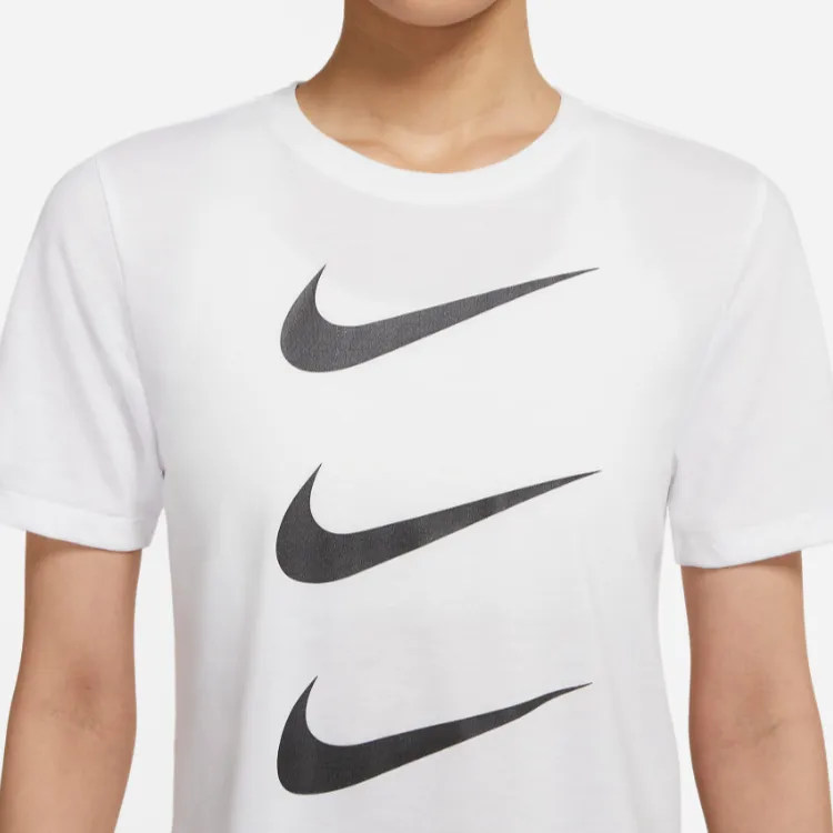 Nike Set in Sleeve T Shirt Women's White-3