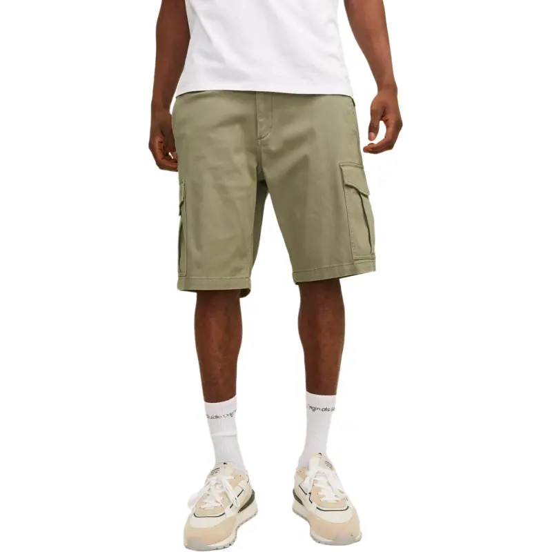 JACK JONES· Cargo Shorts Men's Green-4