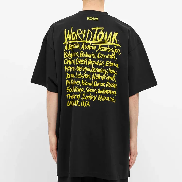 Vetements World Tour T Shirt-3