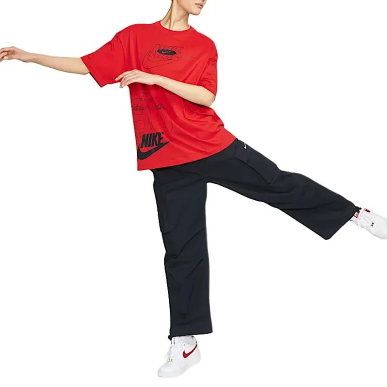 Nike Sportswear T Shirt Women's University Red-1