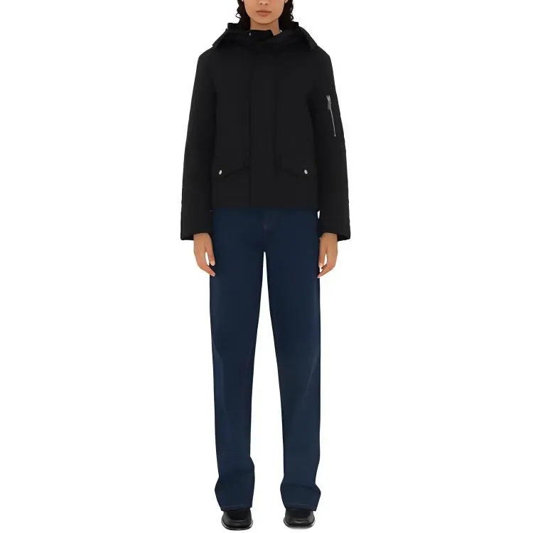 Burberry Short Quilted Nylon Jacket 'Black'-2