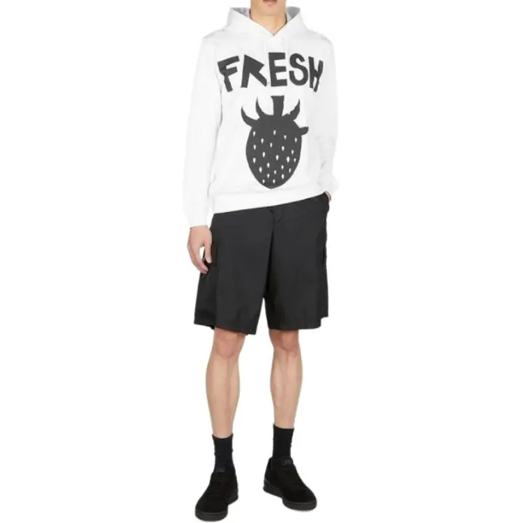 COMME DES GARCONS SHIRT Drawstring Long Sleeved Hoodie-2