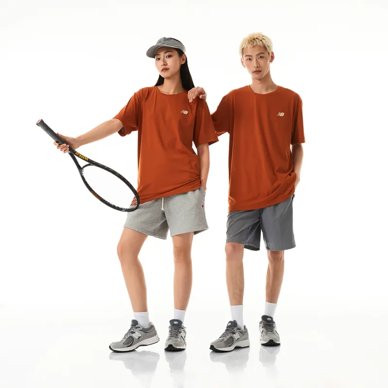 New Balance T Shirt Unisex Orange-7