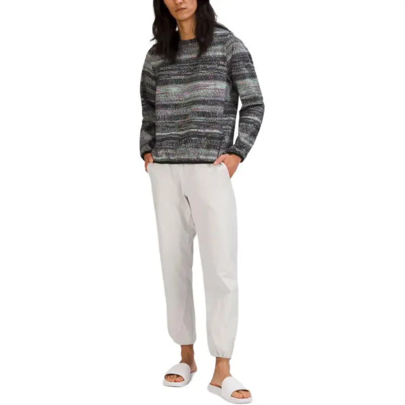 Lululemon LAB Jacquard Series Sweaters Men Black Gray Color-2