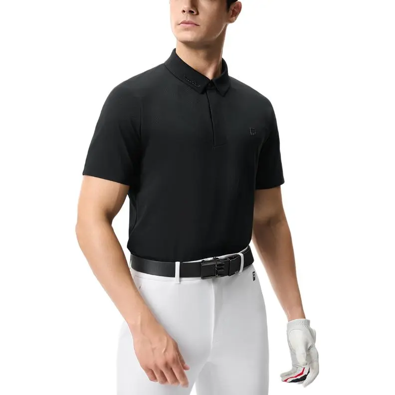 FILA Golf Series Polo Shirt Men's Black-3