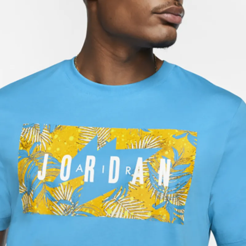 Jordan M J Poolside Flora T Shirt Men's-3