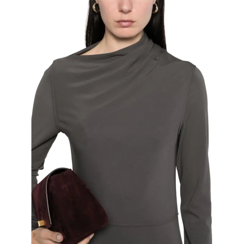 TOTEME Draped Jersey Dress-4