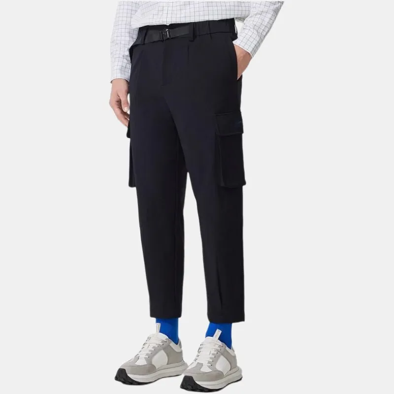Cabbeen Cargo Pants Men Black-4
