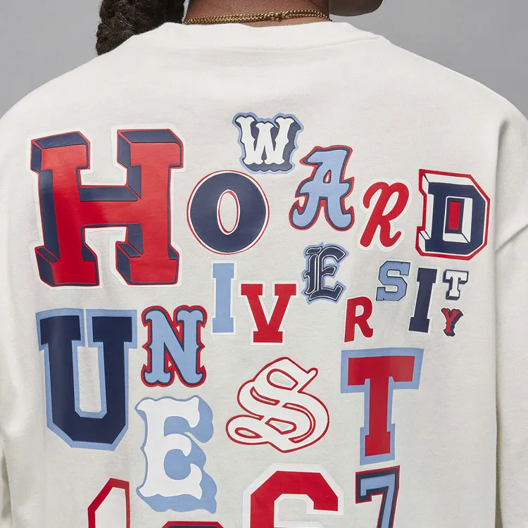 JORDAN X Howard University Men's Graphic T-Shirt-4