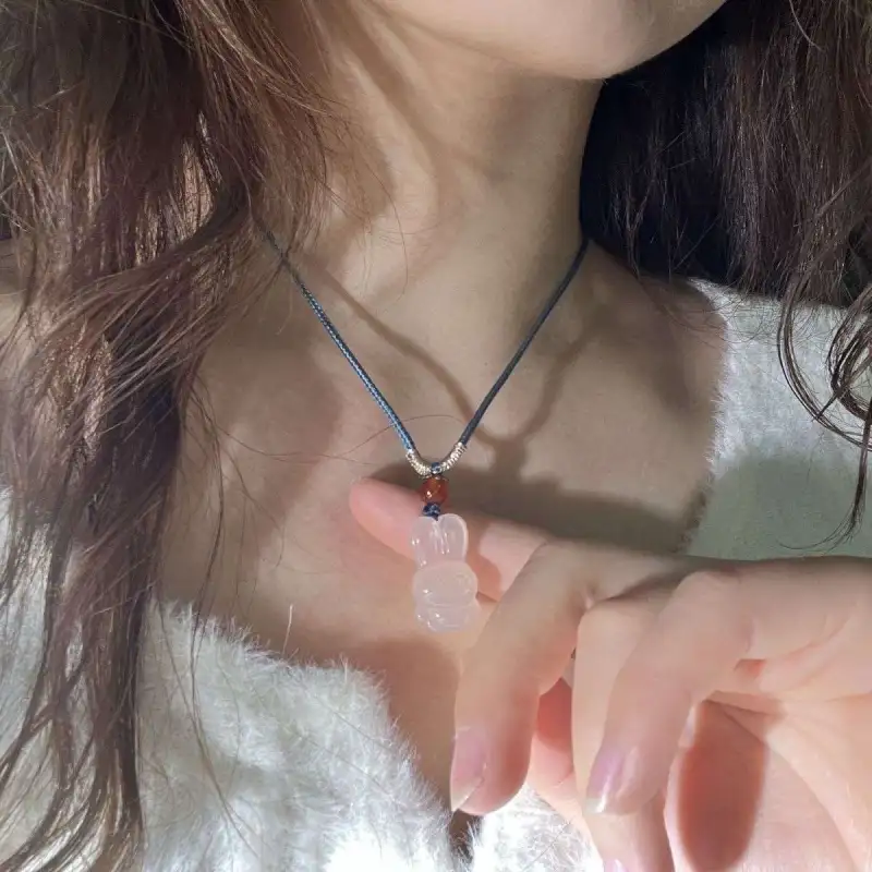 Gifts Chalcedony Necklaces Unisex-2