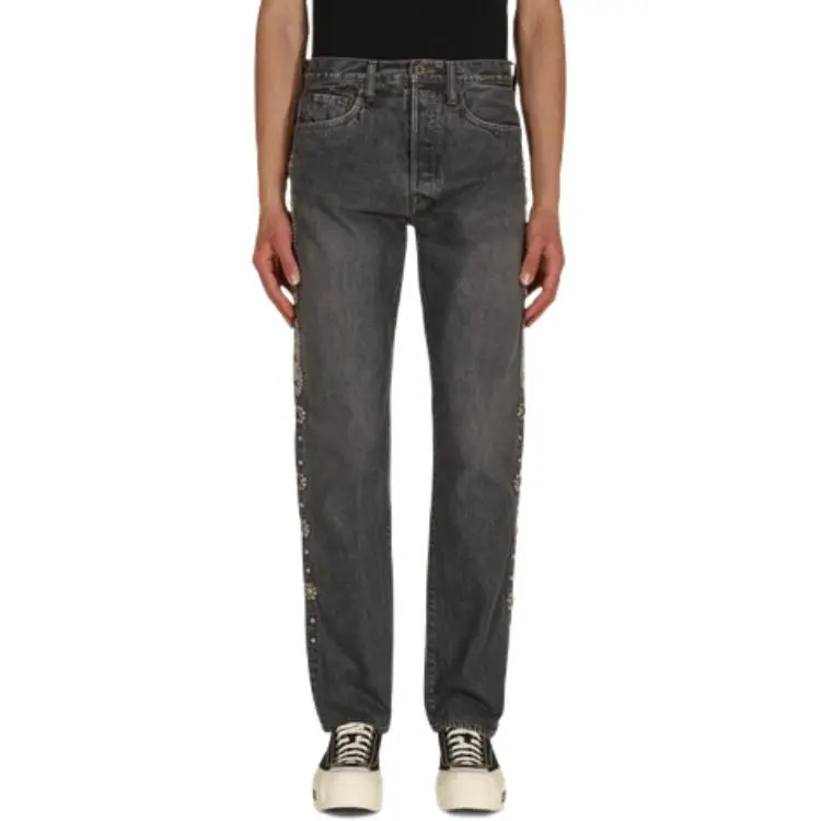 Kapital 14 Oz Denim 5P Monkey Cisco Gemstone Pants-3