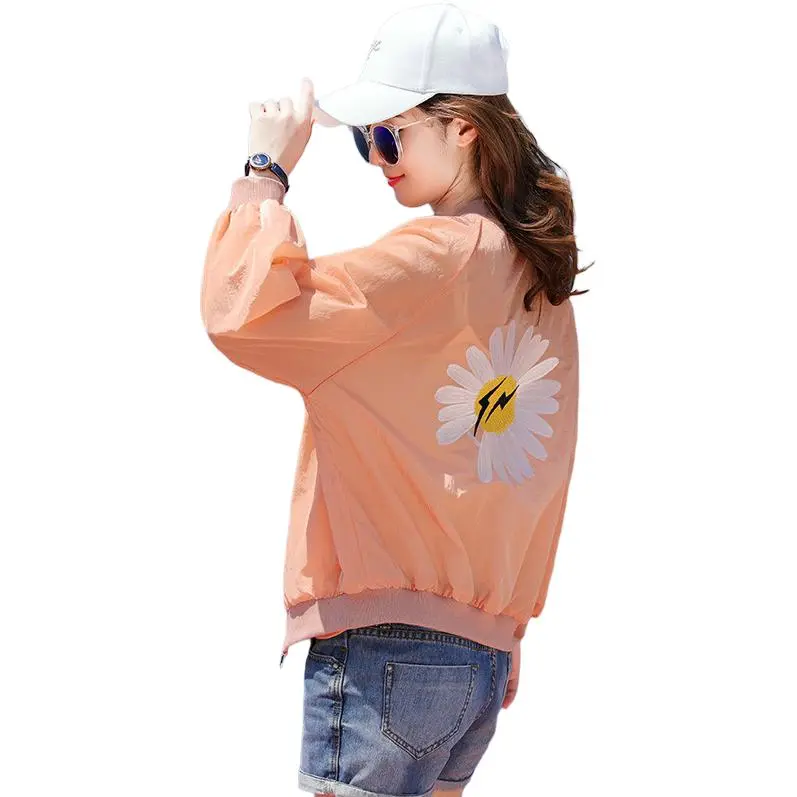 Flowers In Water Cropped Coat Women's-4