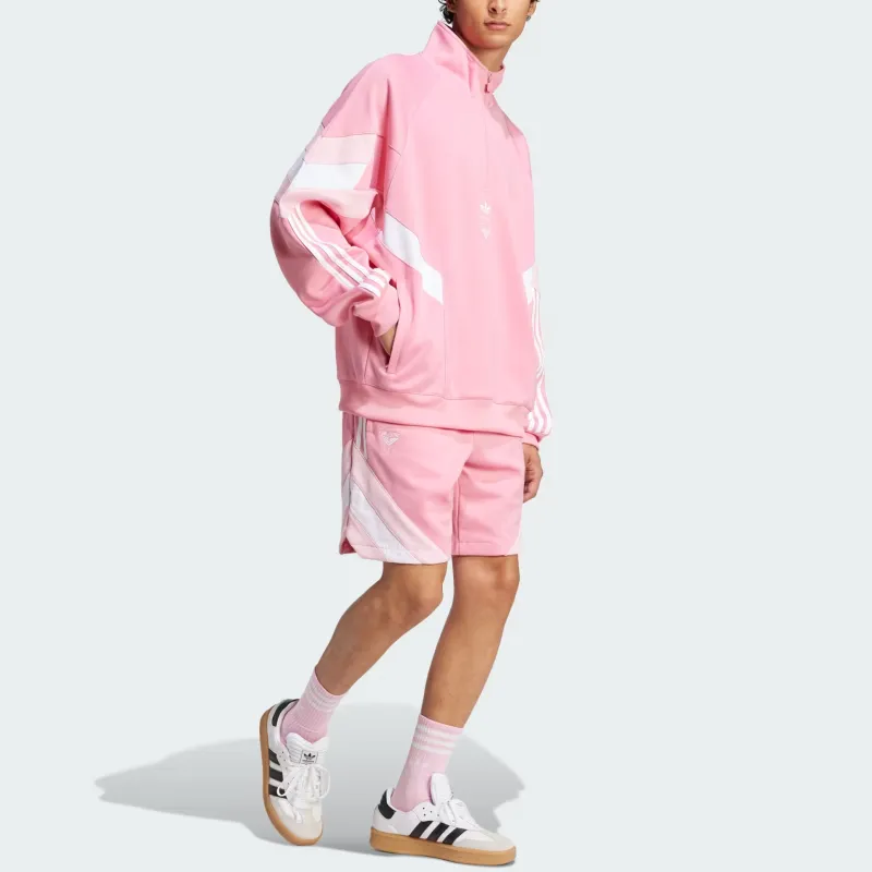 Adidas Originals Inter Miami Cf Originals Half Zip Crew Sweatshirt-2