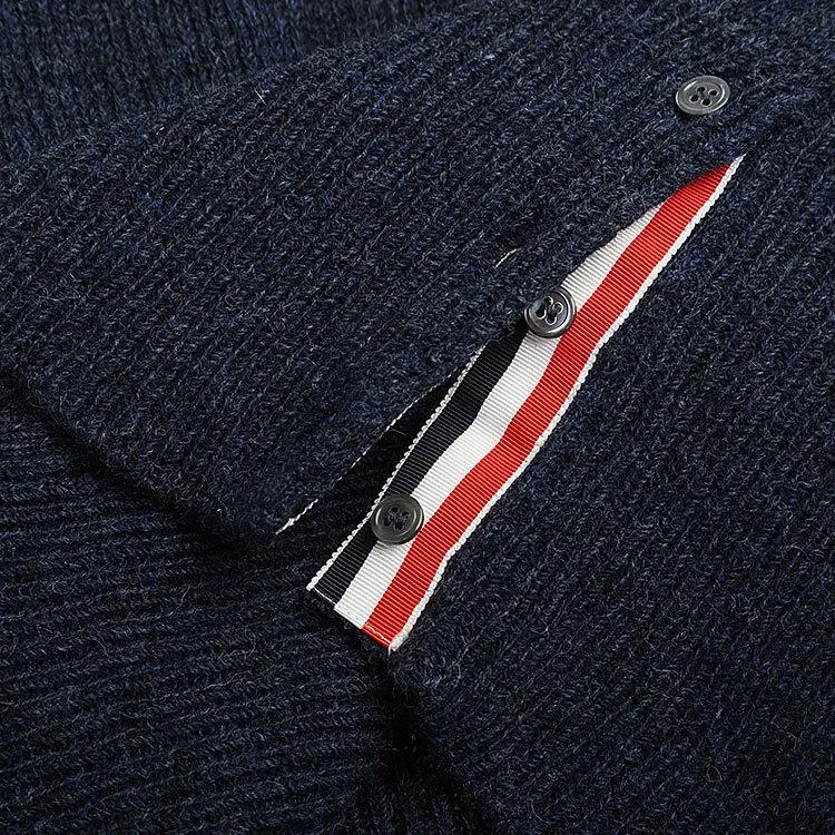 THOM BROWNE· FW21 Knitwear Women's Dark Blue-5