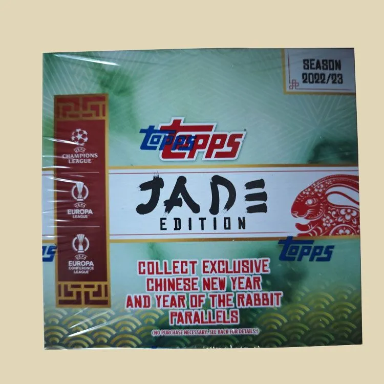 Topps 2022 23 Jade Edition Box Year Of The Rabbit Jasper European War Box Sports Cards Full Box-2